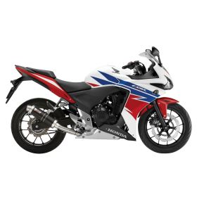 MIVV Silencieux Slip-on Noir Homologué pour HONDA CBR 500 R