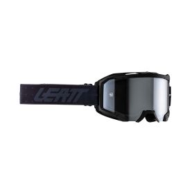 LEATT Velocity 4.5 Iriz Motocross goggles Stealth black silver lens 50%