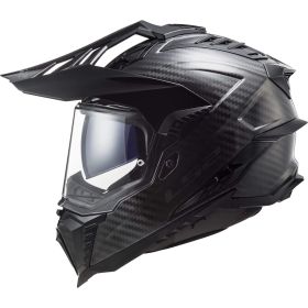 Casco Enduro Dual Road LS2 MX701 EXPLORER CARBON Solid Lucido