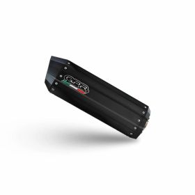 Marmitta Slip-On GPR Hyper Sonic omologata nera titanio per Bmw R 1200 Gs