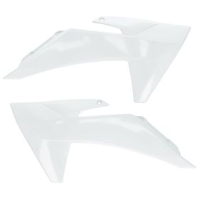 White ACERBIS radiator side panels for KTM SX 65