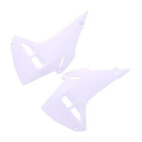 Coppia fianchetti radiatore POLISPORT bianco per Honda CRF