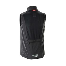 Gilet donna MTB LEATT antivento Windblock 2.0 nero nylon ripstop DWR bluesign