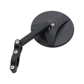 DAYTONA Left Black Approved Bar End Mirror 80917