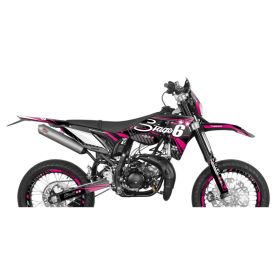 Kit de graphiques déco Pink Stage6 pour Sherco SM-R 50 après 2018