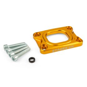 Piastra collettore aspirazione STAGE6 360° dorato AM6/DERBI
