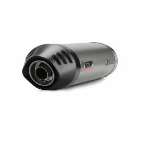 MIVV Double Slip-on Exhaust Oval Titanium Carbon End Cap for DUCATI 1198