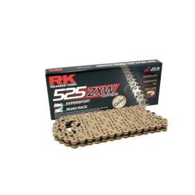 Kit transmission chaîne ZXW RK Or 114 maillons 525 pignon 42z gear silencieux 16 dents