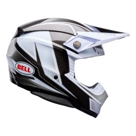 Casque motocross BELL Moto-10 Spherical Grid blanc noir