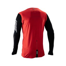 Maglia tecnica MTB LEATT Gravity 8.0 maniche lunghe rosso race