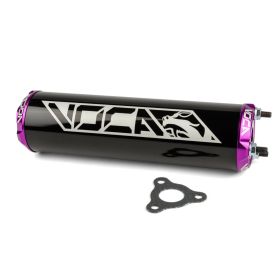 Voca Racing Schwarz/Lila CNC Auspuffdämpfer
