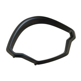 Cornice contachilometri SIP alluuminio CNC nero anodizzato per Vespa GTS