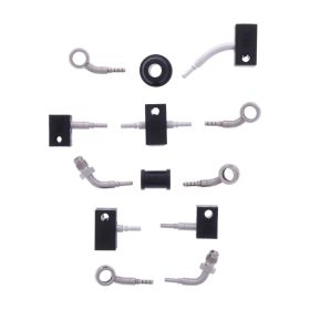 JMP 6 Bremsleitungs-Kit HBF-2821-V Silber für Honda CB 1000 RA ABS