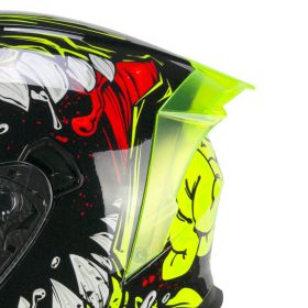 Casco Jet CGM 127X DEEP FREAKER Nero Giallo Fluo