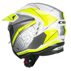 JET TRIAL HELM CGM 155G RUSH DUAL WEISS FLUO GELB ECE 22.06