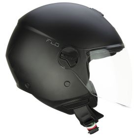 Casco Jet CGM 167A FLO MONO Nero Opaco Visiera Lunga