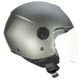 Casco Jet CGM 167A FLO MONO Antracite Satinato Visiera Lunga