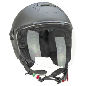Jet Helm CGM 167A FLO MONO Satiniertes Anthrazit Langes Visier