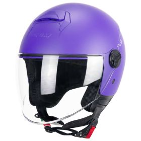 Jet Helm CGM 167A FLO Mono Mattlila Langes Visier