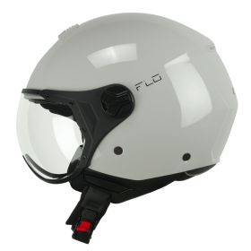 Casco Jet CGM 167A FLO MONO Bigio Visiera Sagomata