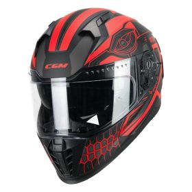 Casco Integrale CGM 311M BLAST Maya Nero Rosso Opaco