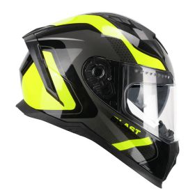 Casco Integrale CGM 311R BLAST Race Nero Giallo Fluo Lucido