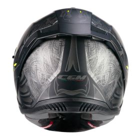 Casco Integrale CGM 363S SHOT NIPPO Nero Giallo Fluo Opaco
