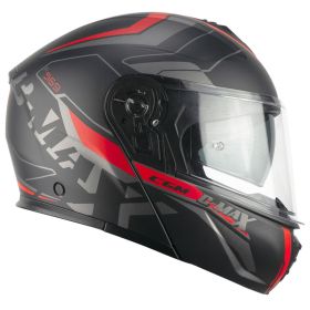 Casco Modulare CGM 569G C-MAX CITY Nero Rosso Opaco