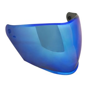 Blauer schillernder Visier für CGM 126 IPER Jet Helm
