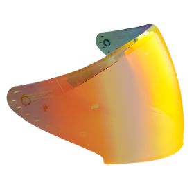 Roter schillernder Visier für CGM 127 DEEP Jet Helm
