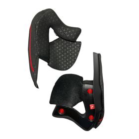 Black Red Cushion Pair CGM 160 JAD Helmet Size S