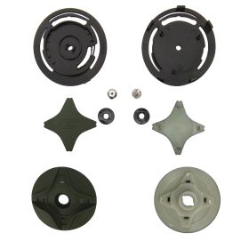 Kit Fissaggio Visiera Verde Opaco per Casco Jet CGM 169 ILLI
