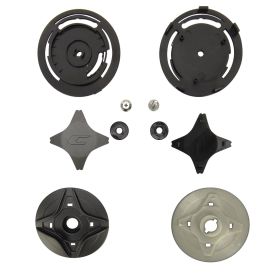 Kit Fissaggio Visiera Antracite Satinato per Casco Jet CGM 169 ILLI