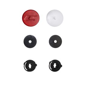 Kit de fixation de visière bourgogne pour casque jet CGM 191 PIX