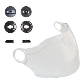 Clear Visor and Visor Fixing Kit for CGM 261 MINI Jet Helmet