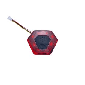 Blocco LED Posteriore Casco CGM 890 SENTIERO Rosso