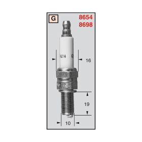 CHAMPION CCH1654 MOTORCYCLE SPARK PLUG