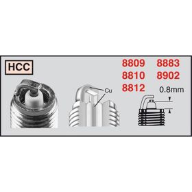 CHAMPION CCH89021 MOTORCYCLE SPARK PLUG
