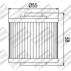 FILTRO OLIO CHAMPION COF045