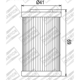 FILTRO OLIO CHAMPION COF055