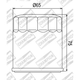 FILTRO OLIO CHAMPION COF056