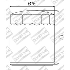 FILTRO OLIO CHAMPION COF070C