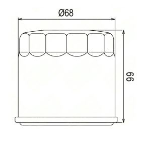 FILTRO OLIO CHAMPION COF100180S