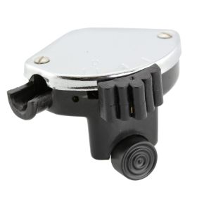 Interrupteur d'indicateur CIF avec fermeture et klaxon rond noir/chrome