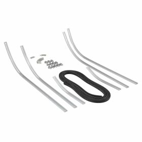 Set listelli pedana CIF HQ 154668 in alluminio/gomma con kit rivetti