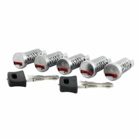Set serratura bloccasterzo CIF 5 cilindri 2 chiavi