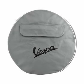 Copriruota CIF in ecopelle grigia per pneumatico 8 con borsa