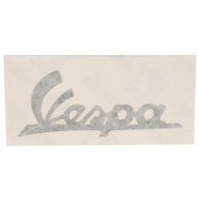 Targhetta CIF Vespa 105x45 mm adesivo nero autoadesivo per fissaggio
