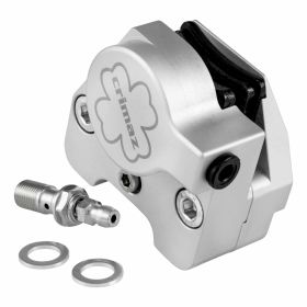 CRIMAZ RDP 2.0 Silver Aluminum Brake Caliper for Front Disc Brake
