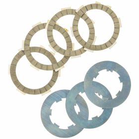 Disques d'embrayage CRIMAZ CM4 carbone vert 3 rondelles 4 disques épaisseurs 2 mm 1,2 mm